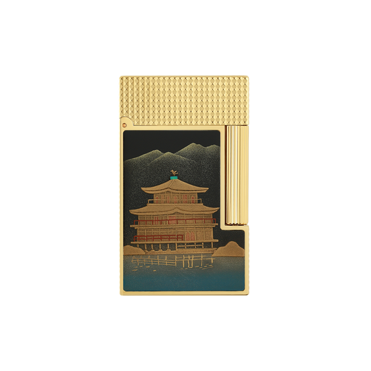 S.T. Dupont Line 2 Cling Maki-e Kinkaku-ji Lighter