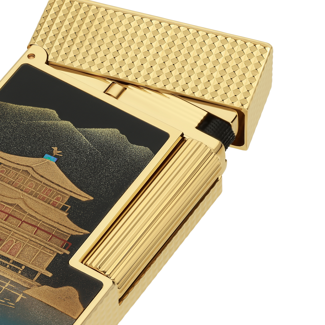 S.T. Dupont Line 2 Cling Maki-e Kinkaku-ji Lighter 2