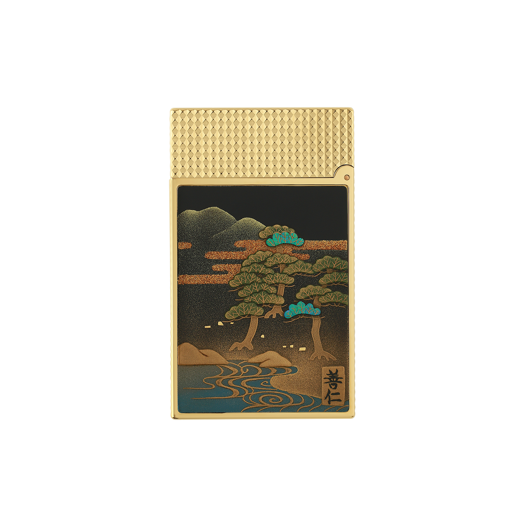 S.T. Dupont Line 2 Cling Maki-e Kinkaku-ji Lighter 3