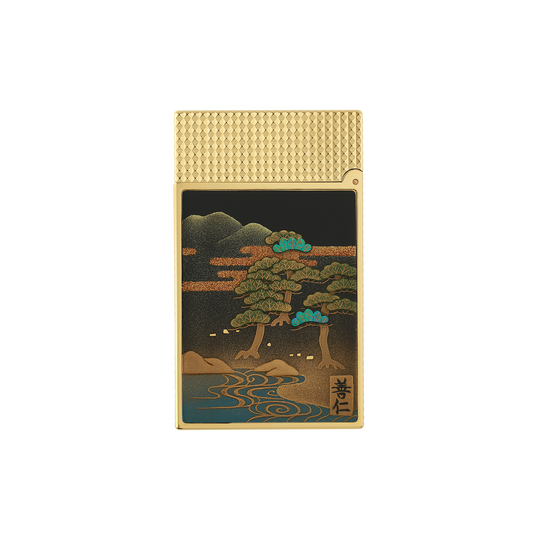 S.T. Dupont Line 2 Cling Maki-e Kinkaku-ji Lighter 3