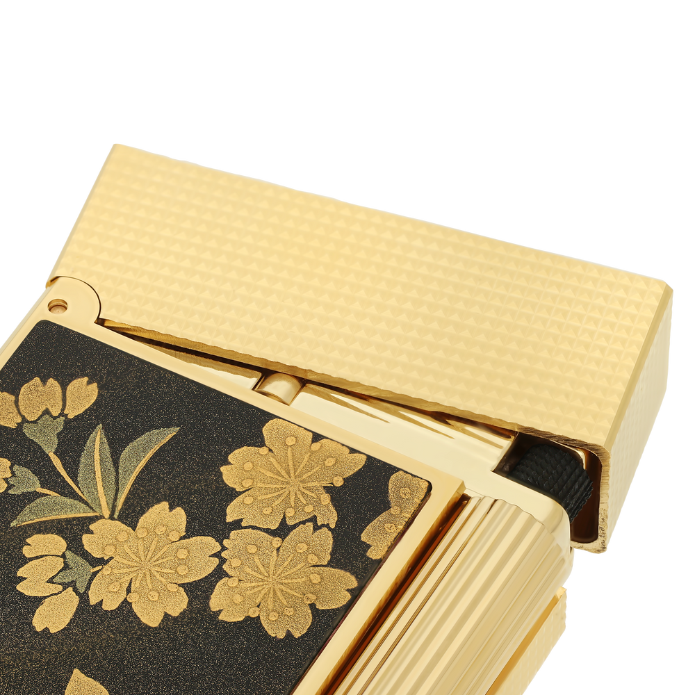 S.T. Dupont Line 2 Cling Maki-e Ryusui Shun Lighter 2