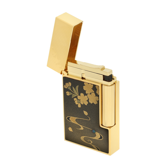 S.T. Dupont Line 2 Cling Maki-e Ryusui Shun Lighter 4