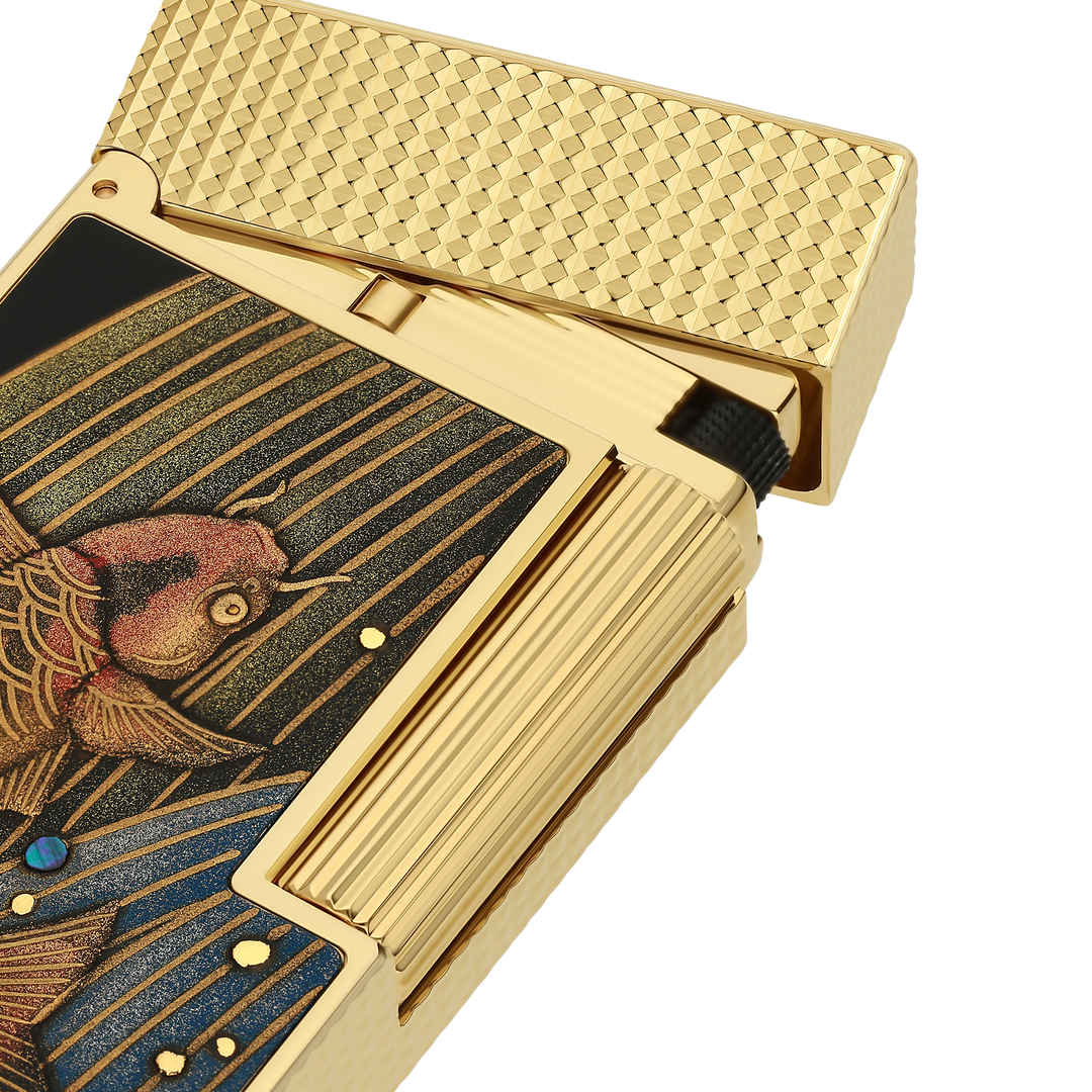 S.T. Dupont Line 2 Cling Maki-e Toryumon Lighter 2