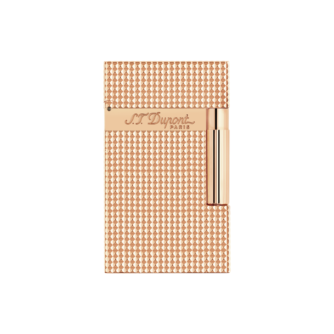 S.T. Dupont Line 2 Diamond Head Pink Gold Lighter