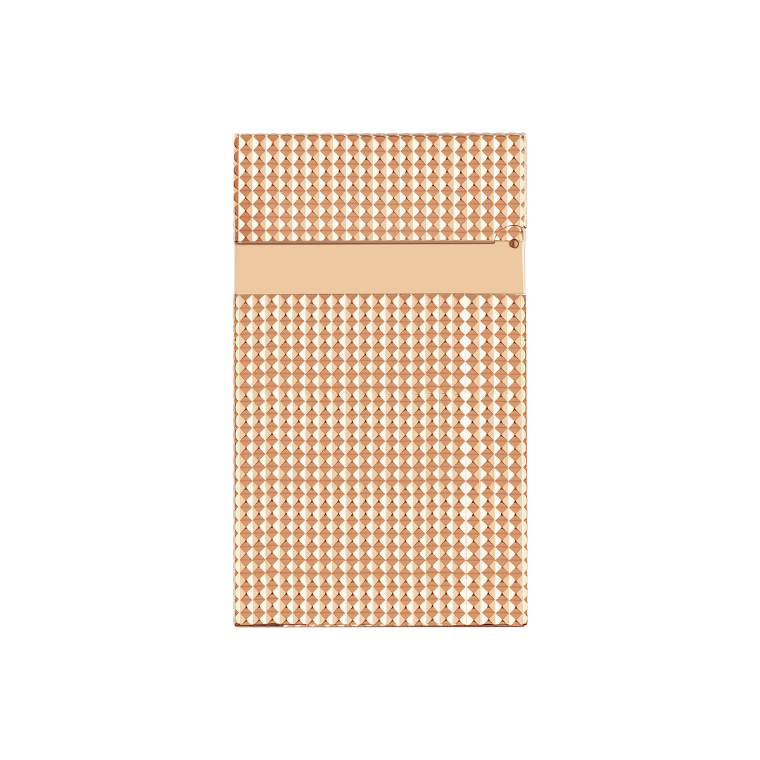S.T. Dupont Line 2 Diamond Head Pink Gold Lighter 3