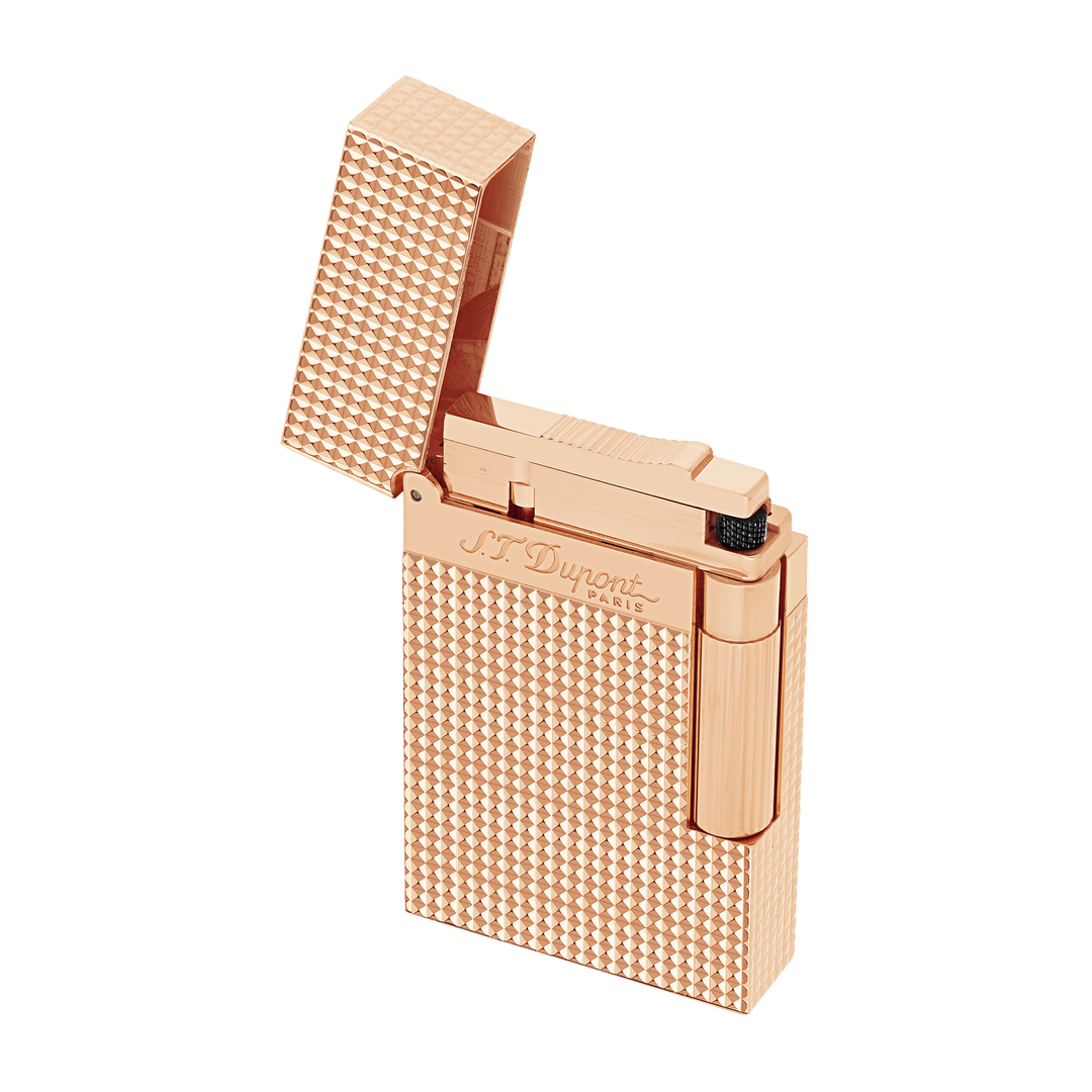S.T. Dupont Line 2 Diamond Head Pink Gold Lighter 4