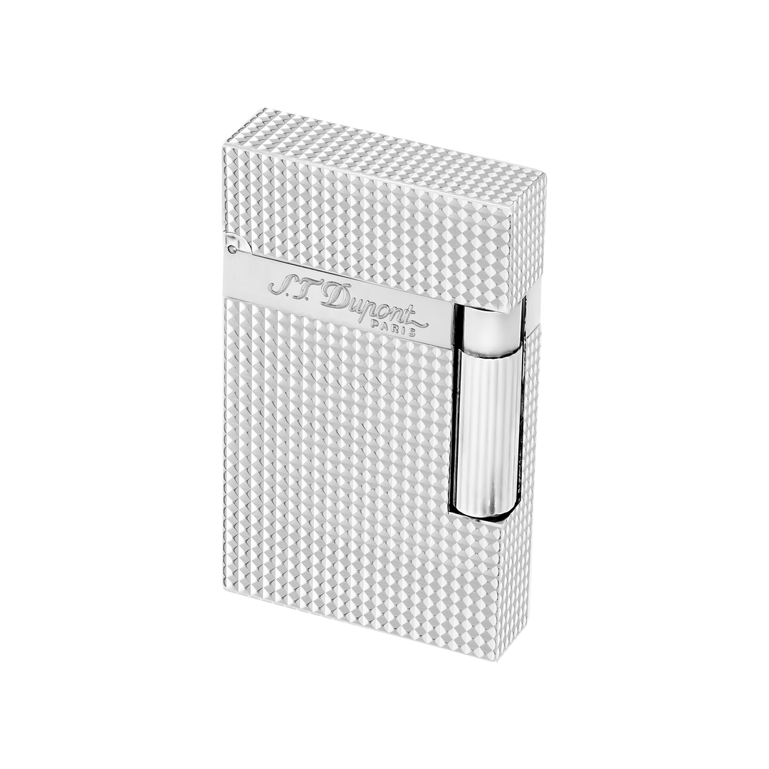 S.T. Dupont Line 2 Diamond Head Silver Lighter 4