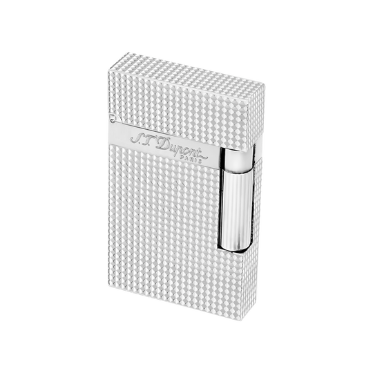 S.T. Dupont Line 2 Diamond Head Silver Lighter 4