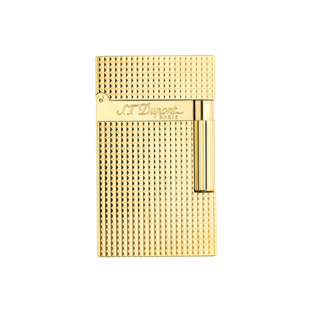 S.T. Dupont Line 2 Diamond Head Yellow Gold Lighter
