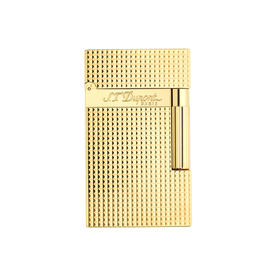 S.T. Dupont Line 2 Diamond Head Yellow Gold Lighter