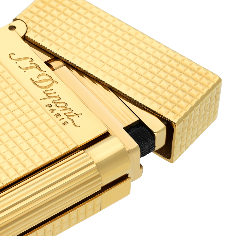 S.T. Dupont Line 2 Diamond Head Yellow Gold Lighter 2