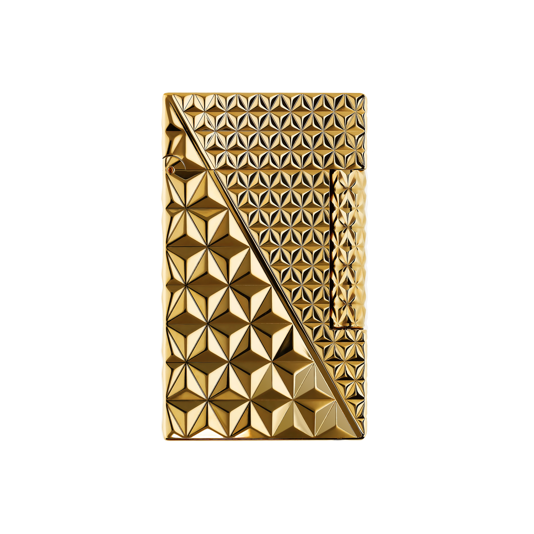 S.T. Dupont Line 2 Double Fire X Yellow Gold Lighter