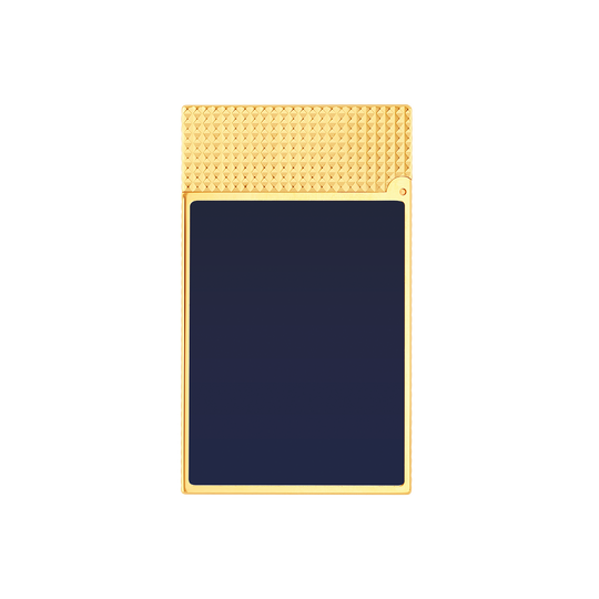 S.T. Dupont Line 2 Micro Perfect Ping Blue Lacquer & Gold Lighter 3