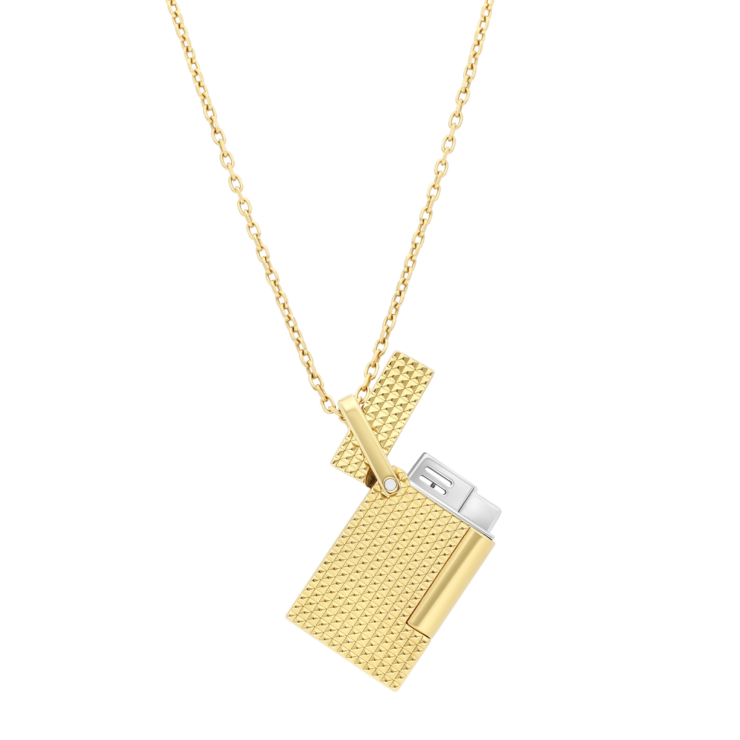 S.T. Dupont Line 2 Necklace Golden Lighter