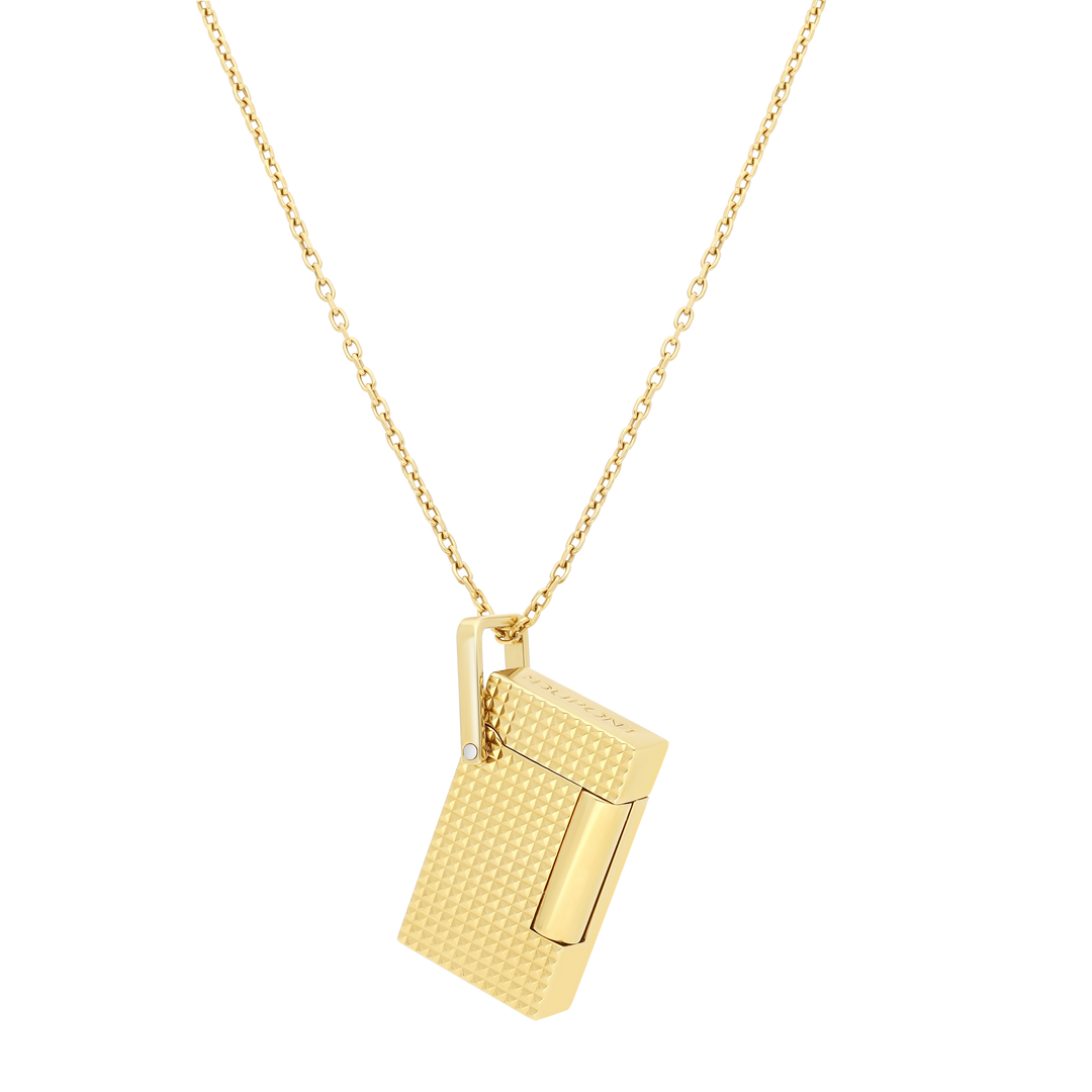 S.T. Dupont Line 2 Necklace Golden Lighter 3