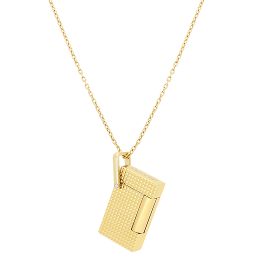 S.T. Dupont Line 2 Necklace Golden Lighter 3
