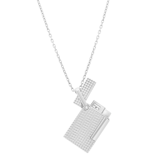 S.T. Dupont Line 2 Necklace Silver Lighter