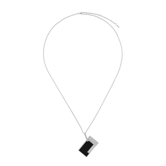S.T. Dupont Line 2 Necklace Silvery & Black Lacquer Lighter 4