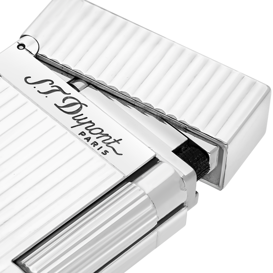 S.T. Dupont Line 2 Vertical Lines Silver Lighter 2