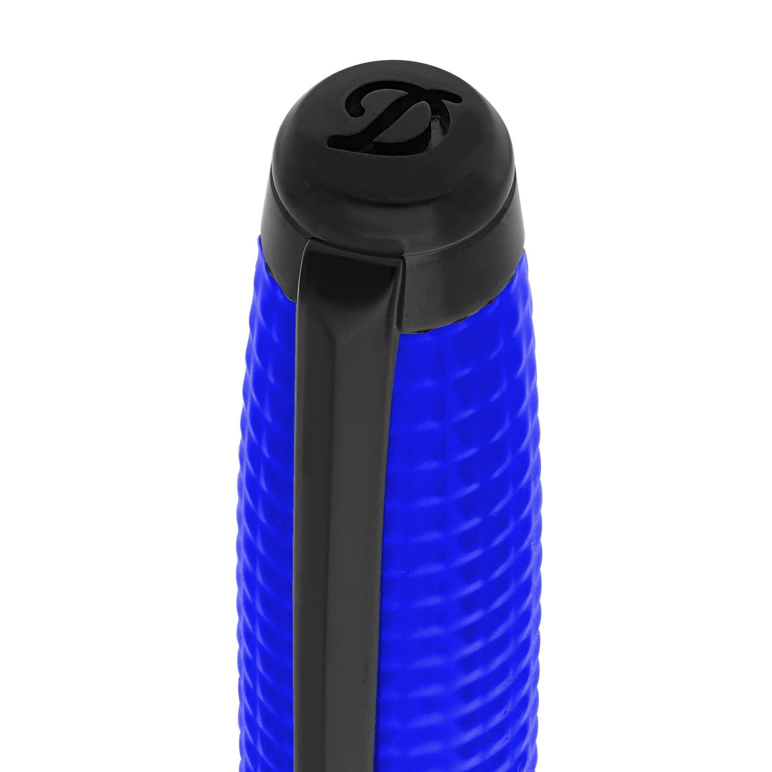 S.T. Dupont Line D Eternity Ballpoint Pen Large Fluo Blue 3