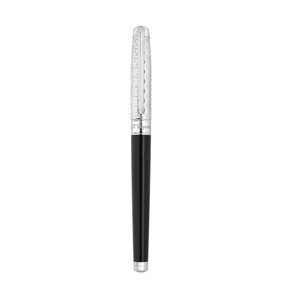 S.T. Dupont Line D Eternity Fountain Pen Medium X Black & Palladium