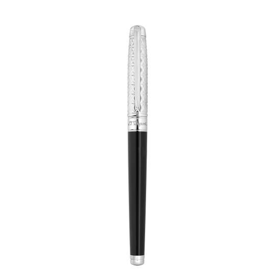 S.T. Dupont Line D Eternity Fountain Pen Medium X Black & Palladium