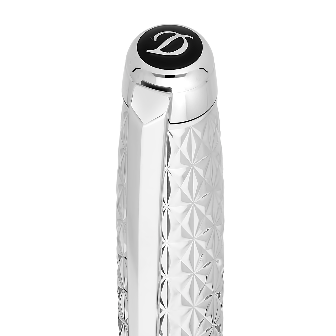 S.T. Dupont Line D Eternity Fountain Pen Medium X Black & Palladium 4