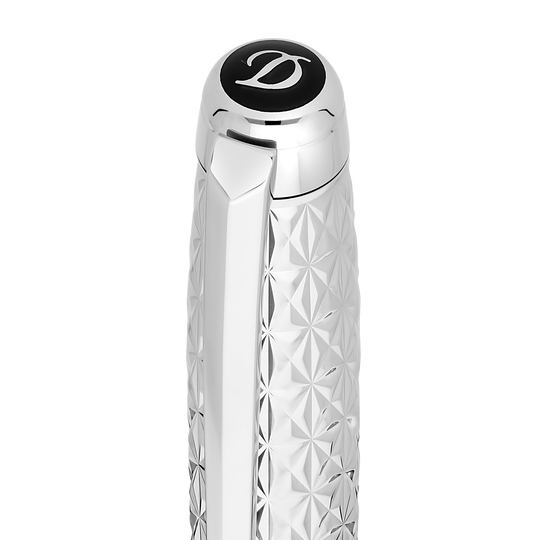 S.T. Dupont Line D Eternity Fountain Pen Medium X Black & Palladium 4