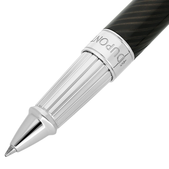S.T. Dupont Line D Eternity Large Horse Mane Black & Palladium Rollerball 2