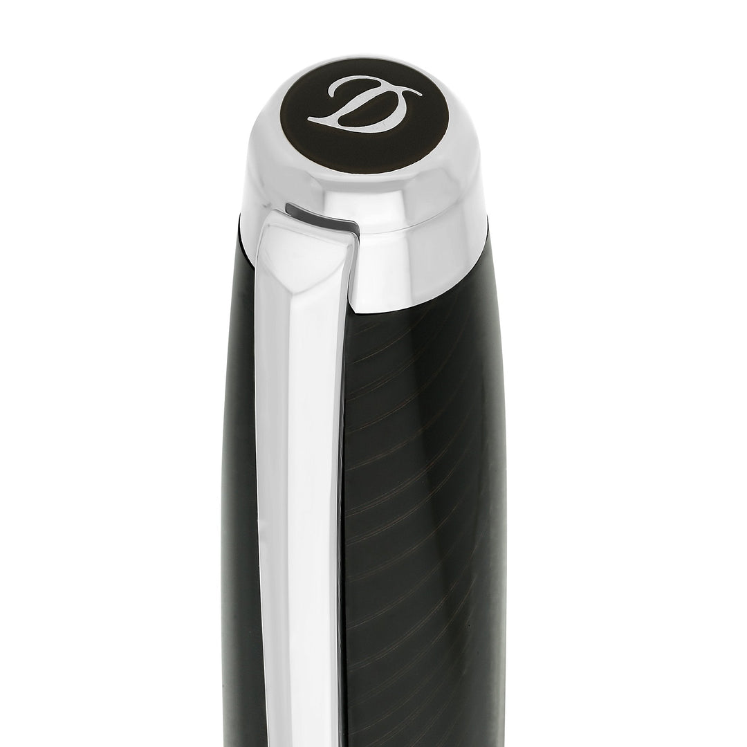 S.T. Dupont Line D Eternity Large Horse Mane Black & Palladium Rollerball 4