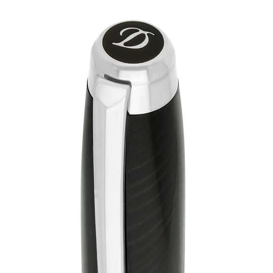S.T. Dupont Line D Eternity Large Horse Mane Black & Palladium Rollerball 4