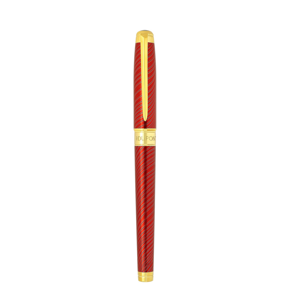 S.T. Dupont Line D Eternity Large Horse Mane Red & Yellow Gold Rollerball 2