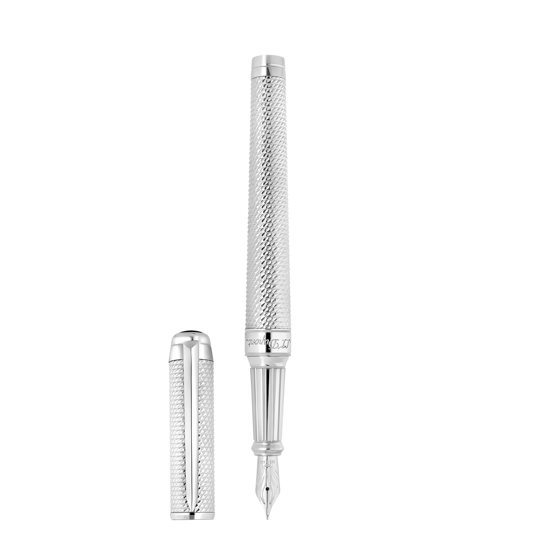 S.T. Dupont Line D Eternity XL Diamond Head Palladium Fountain Pen 3