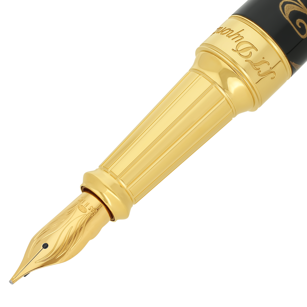 S.T. Dupont Line D Eternity XL Maki-e Ryusui Shun Fountain Pen 2