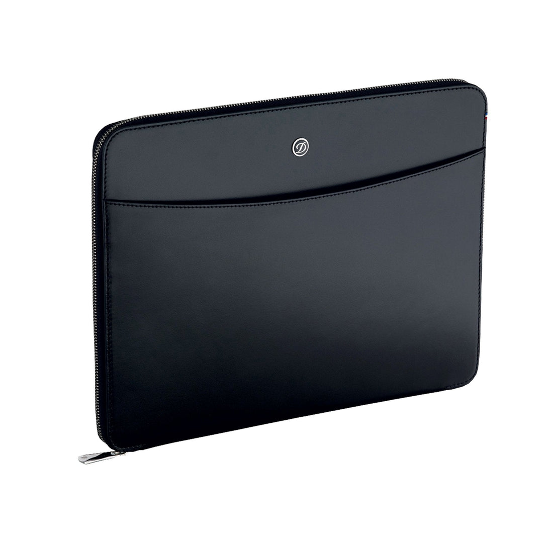 S.T. Dupont Line D Zip Conference Pad Black