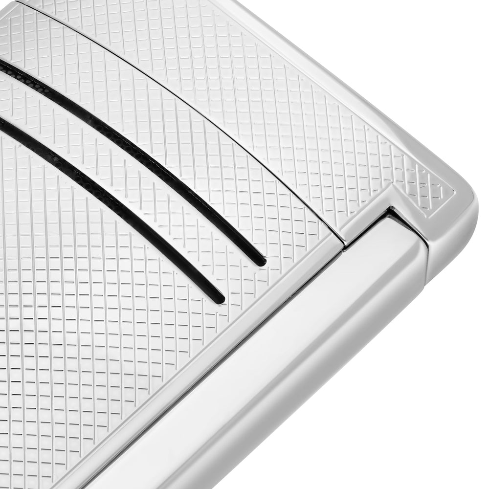S.T. Dupont Maxijet Chrome Grid Lighter 2