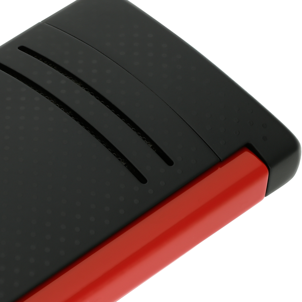 S.T. Dupont Maxijet Matte Black & Red Lighter 2