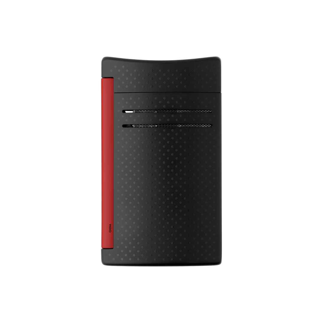 S.T. Dupont Maxijet Matte Black & Red Lighter 3