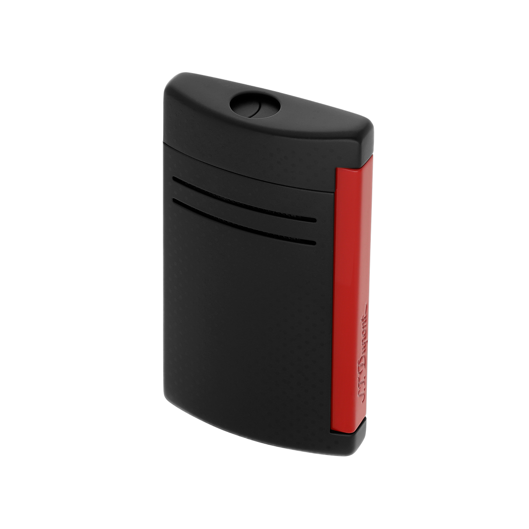 S.T. Dupont Maxijet Matte Black & Red Lighter 4