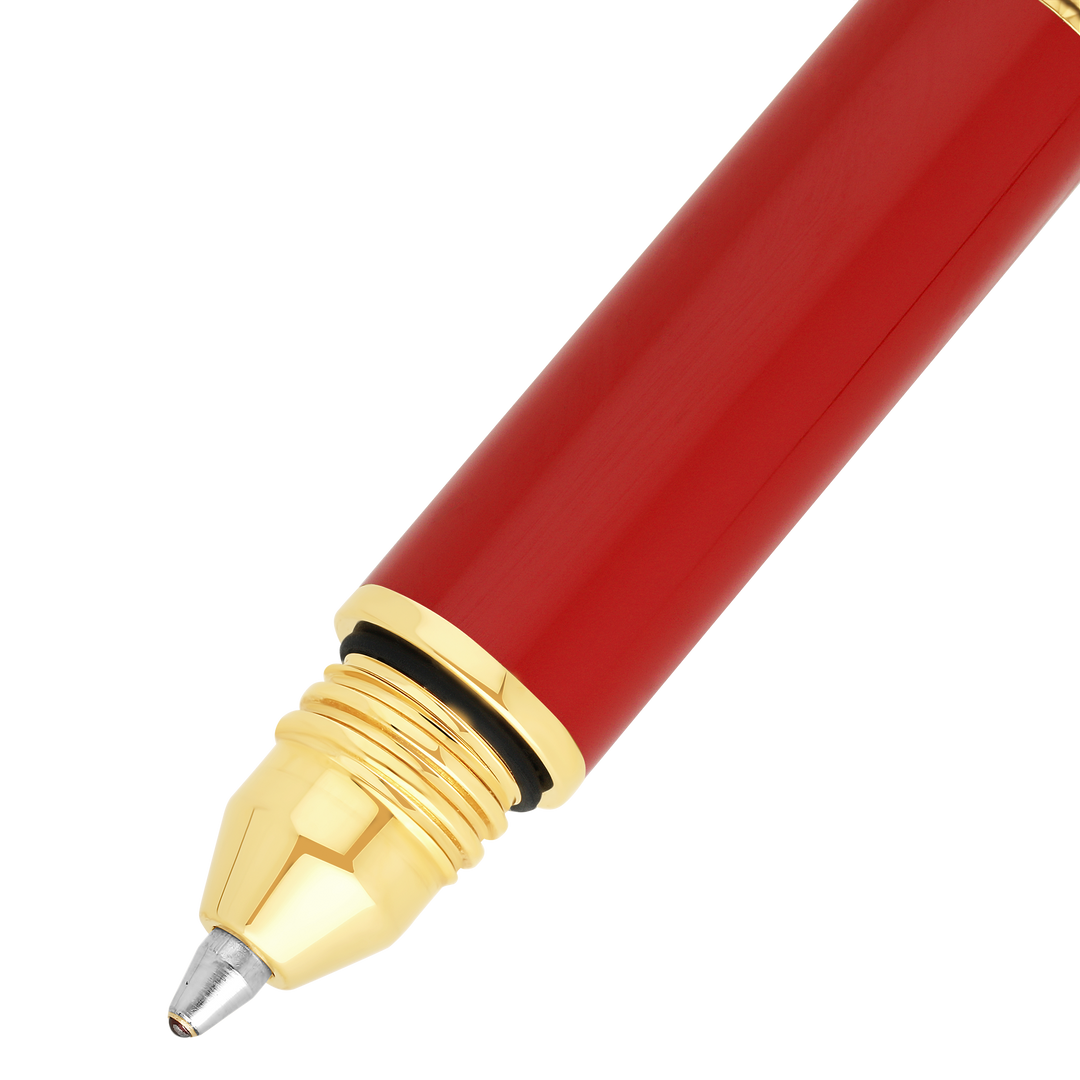 S.T. Dupont Mini Pen Necklace Burgundy & Golden 2