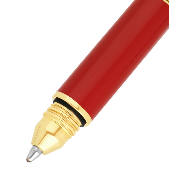 S.T. Dupont Mini Pen Necklace Burgundy & Golden 2