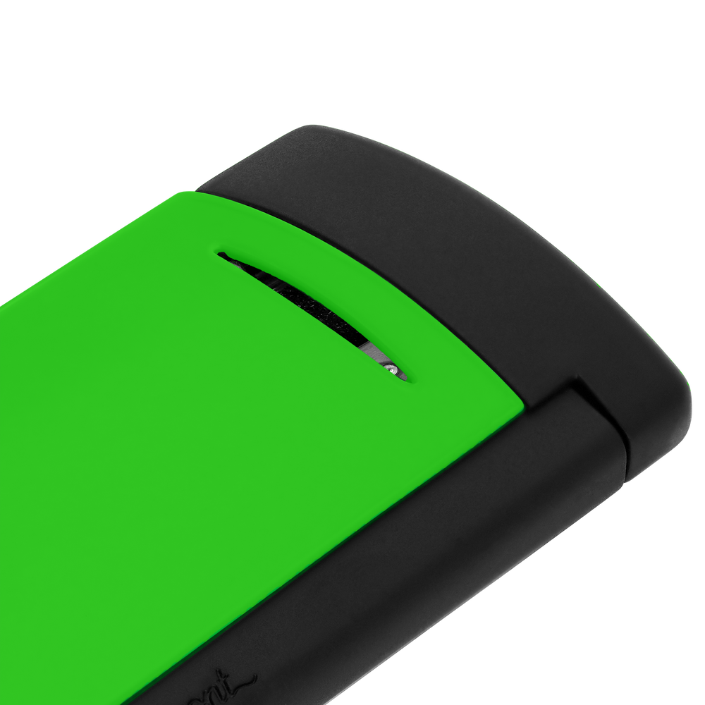 S.T. Dupont Minijet Fluo Green Lighter 2
