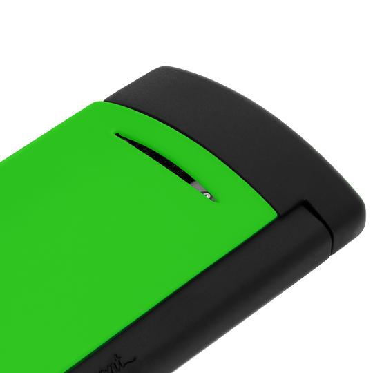 S.T. Dupont Minijet Fluo Green Lighter 2