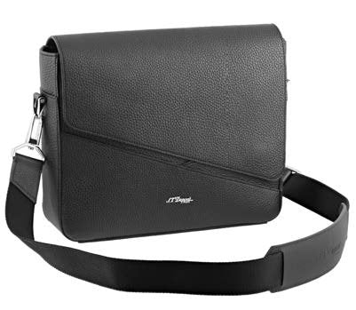 S.T. Dupont Neo Capsule A4 Messenger Bag Black