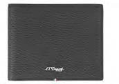 S.T. Dupont Neo Capsule Billfold 6 Credit Cards Black 2