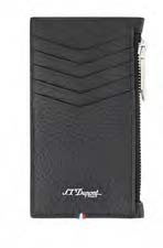 S.T. Dupont Neo Capsule Credit Card Holder & Coin Purse Full-grain Black