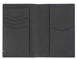 S.T. Dupont Neo Capsule Passport Holder Full-grain Black