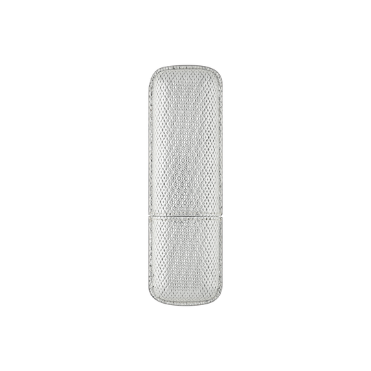 S.T. Dupont Rigid Two-Pen Case Silvery Mesh 2