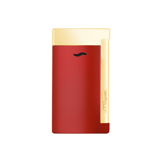 S.T. Dupont Slim 7 Red & Golden Finishes Lighter
