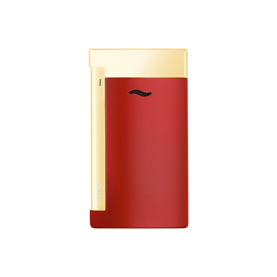 S.T. Dupont Slim 7 Red & Golden Finishes Lighter 2